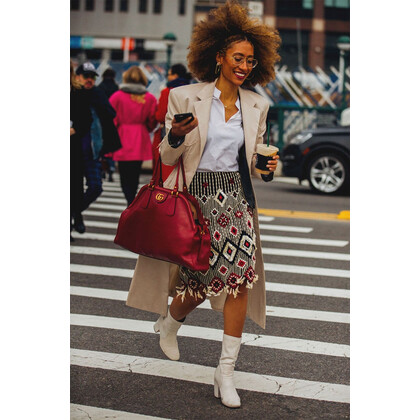 Street-style на Нью-йоркской неделе моды